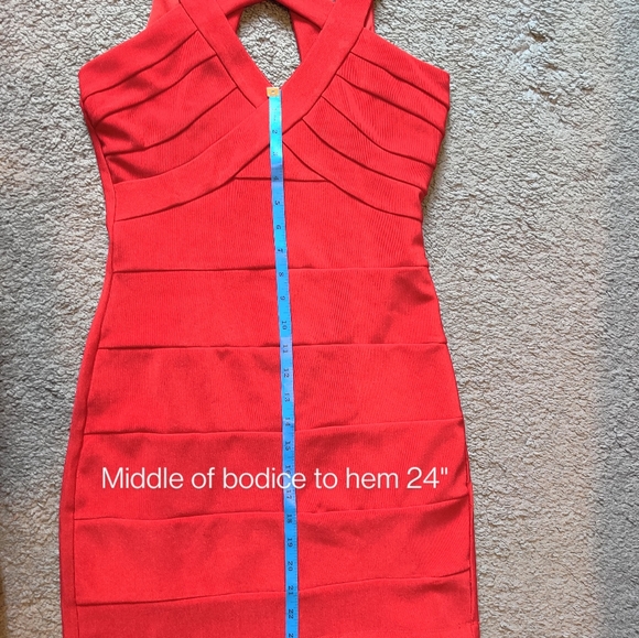 Formal red cocktail dress size 7 - Picture 8 of 8